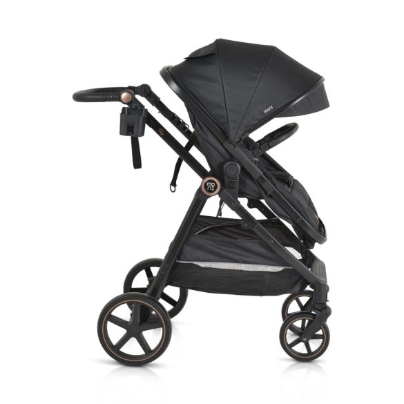 Tokyo babakocsi lapra csukható 22 kg 2in1 fekete