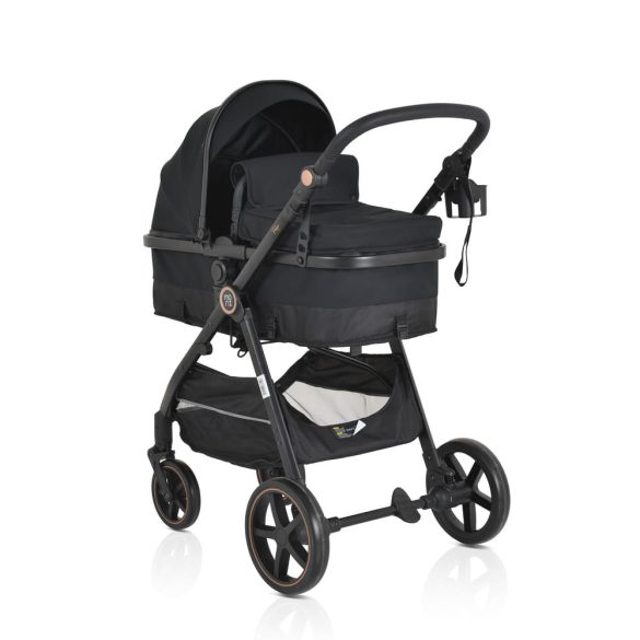 Tokyo babakocsi lapra csukható 22 kg 2in1 fekete
