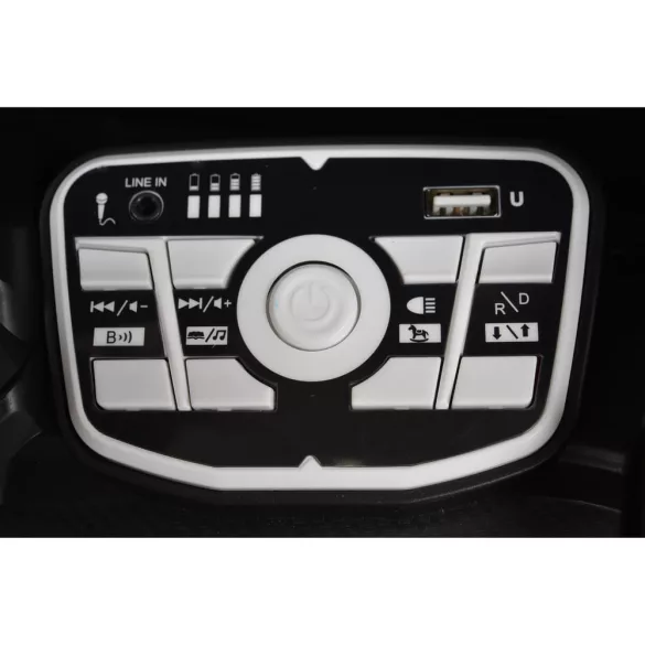 BO AUDI E-TRON 717 elektromos kisautó, 2 motor, metál SZÜRKE