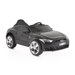   BO AUDI E-TRON 717 elektromos kisautó, 2 motor, metál FEKETE