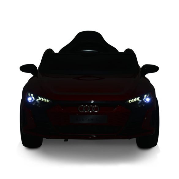 BO AUDI E-TRON 717 elektromos kisautó, 2 motor, metál FEKETE