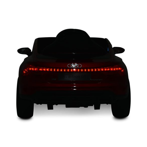 BO AUDI E-TRON 717 elektromos kisautó, 2 motor, metál FEKETE