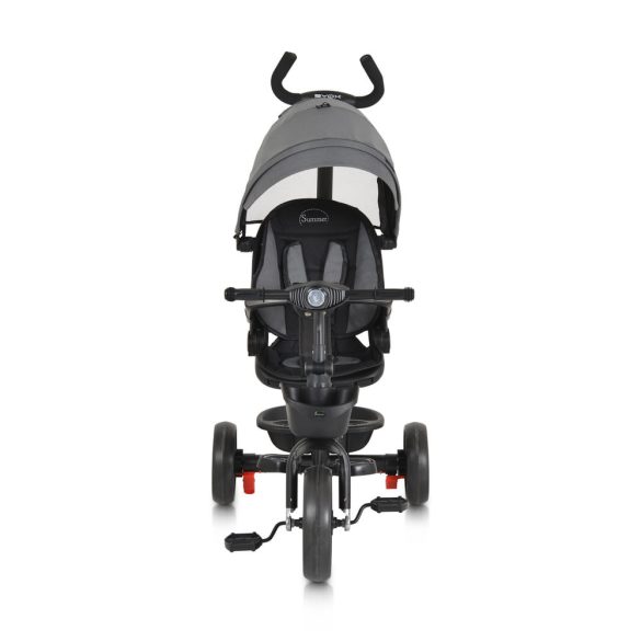 SUMMER tricikli szülőkaros, zenél, játék tartókkal SZÜRKE