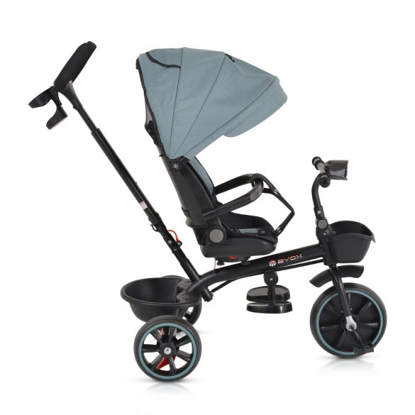 SUMMER tricikli szülőkaros, zenél, játék tartókkal KÉK