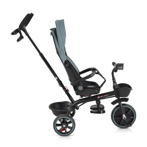 SUMMER tricikli szülőkaros, zenél, játék tartókkal KÉK