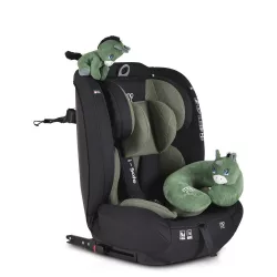   ISAFE autósülés ISIZE és ISOFIX ülésemelővé alakítható 76-150cm ZÖLD