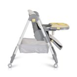 RAFFY etetőszék, könnyű, kompakt, multifunkciós, macis mintával SÁRGA