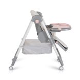 RAFFY etetőszék, könnyű, kompakt, multifunkciós, macis mintával PINK