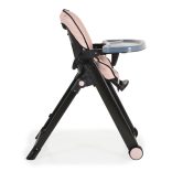 NERON etetőszék multifunkciós, fekete vázzal PINK