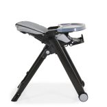 NERON etetőszék multifunkciós, fekete vázzal SZÜRKE