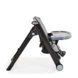 NERON etetőszék multifunkciós, fekete vázzal SZÜRKE