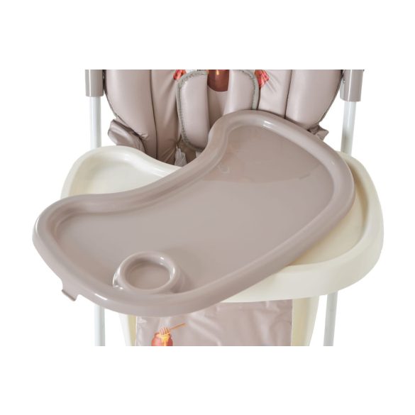 HUNNY etetőszék multifunciós, macis mintával BÉZS