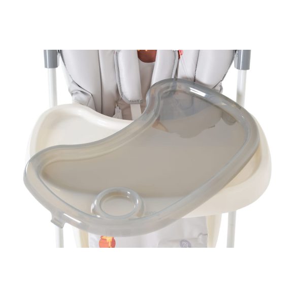 HUNNY etetőszék multifunciós, macis mintával SZÜRKE