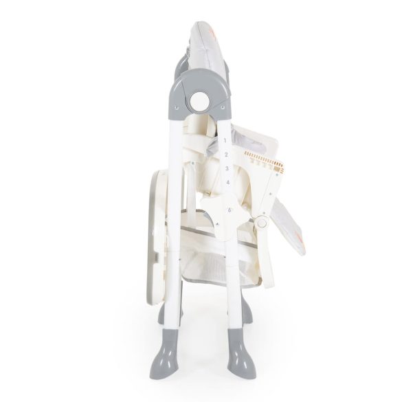 HUNNY etetőszék multifunciós, macis mintával SZÜRKE