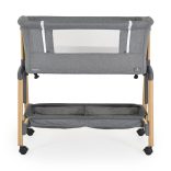 ADORO babaöböl szúnyoghálóval, 7 poz. dönthető, kerekes,+tároló SZÜRKE