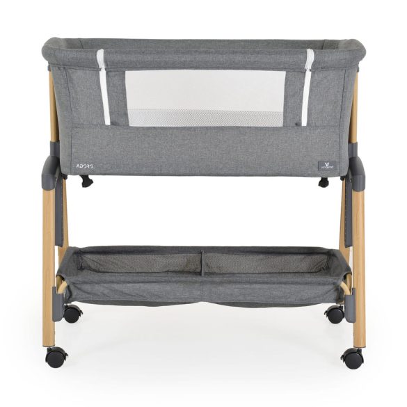 ADORO babaöböl szúnyoghálóval, 7 poz. dönthető, kerekes,+tároló SZÜRKE