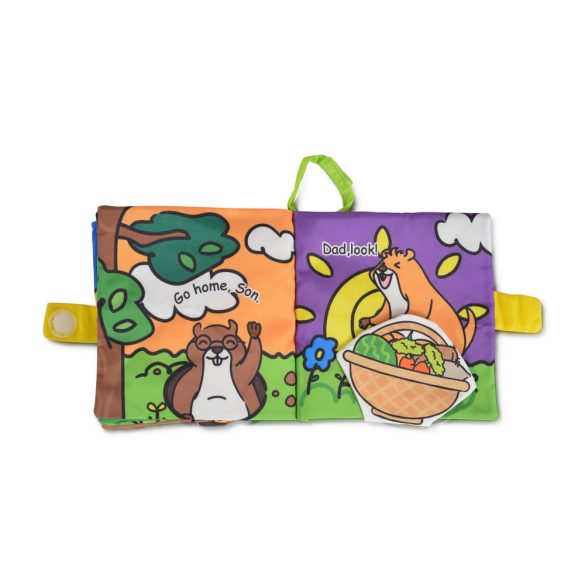 BÉBIJÁTÉK kiskönyv montessori mormotával ZÖLD