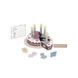 TOOKY Toy fajáték SZÜLINAPI torta szett PASZTEL színű