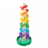 TOOKY Toy fa golyópálya szívárvány szín