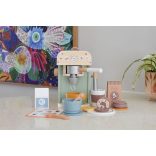 Tooky Toy fajáték kávéfőző pasztel