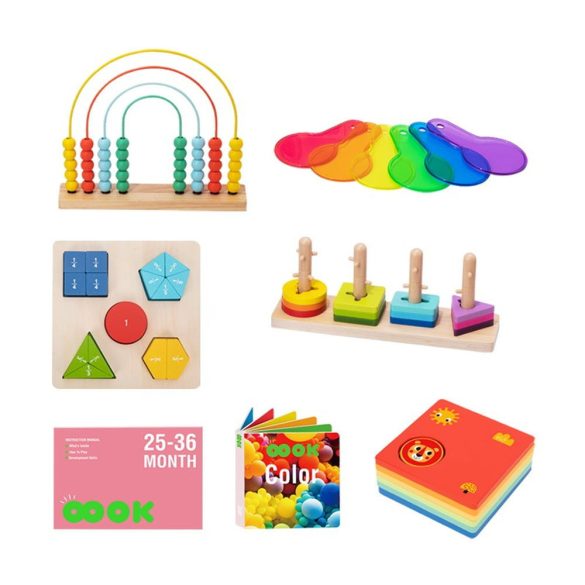 TOOKY Toy Montessori oktató Box TK754