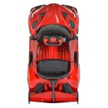 MONI BO flash elektromos sport autó metál piros