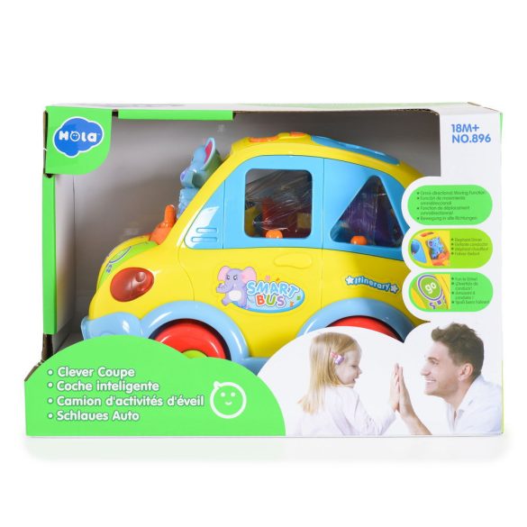 HOLA formabedobó busz SÁRGA