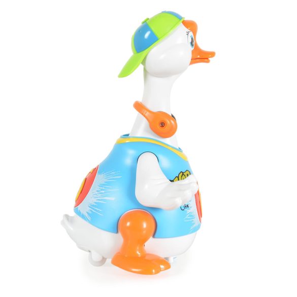 HOLA táncoló liba/gúnár színes zenélő játék