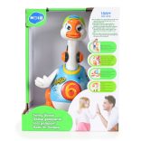 HOLA táncoló liba/gúnár színes zenélő játék