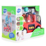 HOLA tűzoltó autó hangokkal, fényekkel PIROS