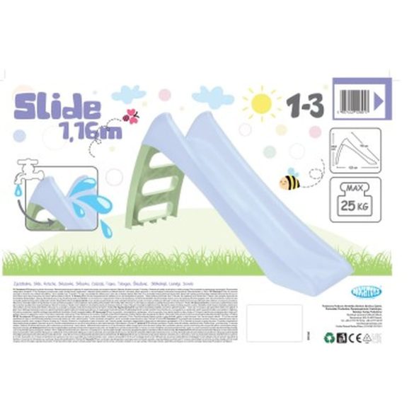 MOCHTOYS csúszda 116cm menta