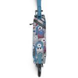 MONSTER roller 2 nagy kerekű, acélváz, 100 kg, 84-97cm-ig állítható KÉK