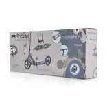 MONSTER roller 2 nagy kerekű, acélváz, 100 kg, 84-97cm-ig állítható PIROS