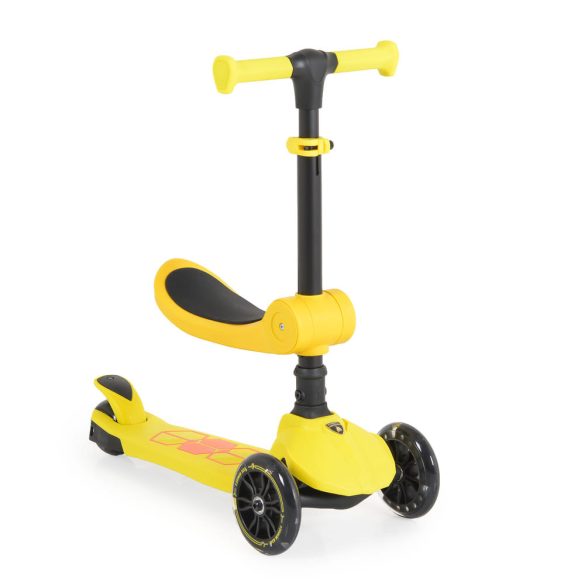 Lamborghini 2IN1 ráülős roller SÁRGA
