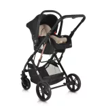 Multi autós hordozó i-size 40-87cm bézs