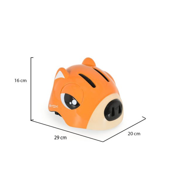 BICIKLIS SISAK FOXY rókás SÁRGA