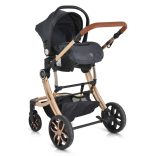 TRIO I-SIZE autós hordozó Polly babakocsihoz PINK