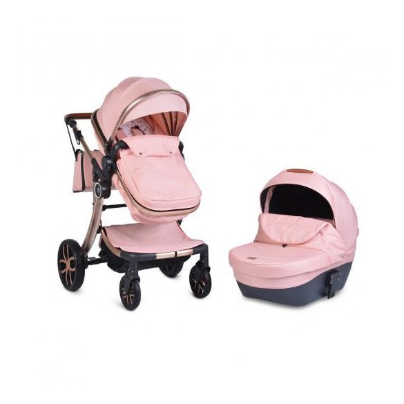 POLLY 2IN1 Babakocsi SZETT:Sport+mózes+kistáska PINK 108614