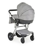 Polly 2in1 babakocsi SZETT:sport+mózes+ kistáska SZÜRKE