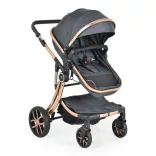 Polly 2 in1 babakocsi SZETT:sport+mózes+kistáska 107985 FEKETE