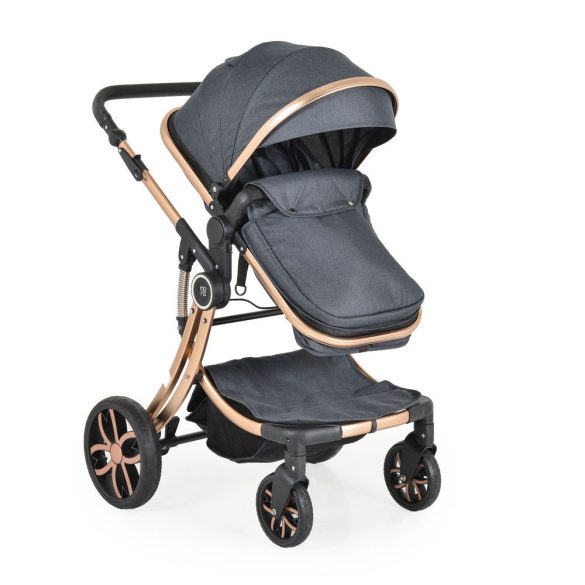 Polly 2 in1 babakocsi SZETT:sport+mózes+kistáska 107985 FEKETE