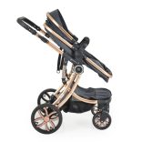 Polly 2 in1 babakocsi SZETT:sport+mózes+kistáska 107985 FEKETE