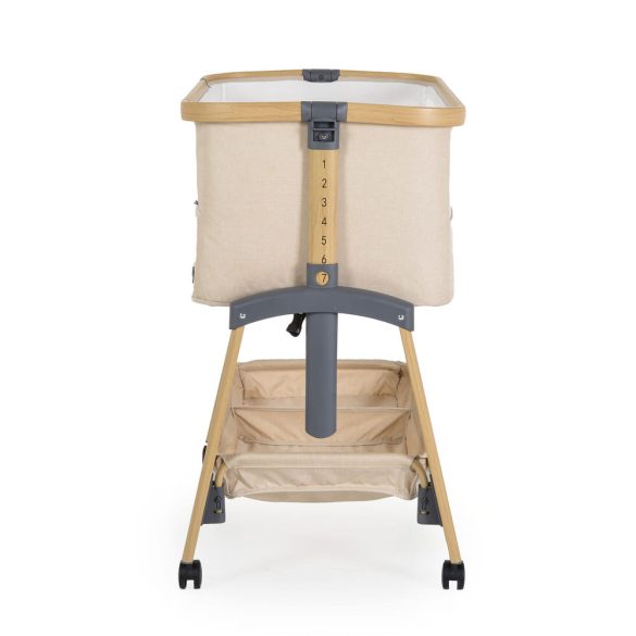 AMO babaöböl, 7 poziciós,szúnyoghálóval, tároló kosárral BÉZS