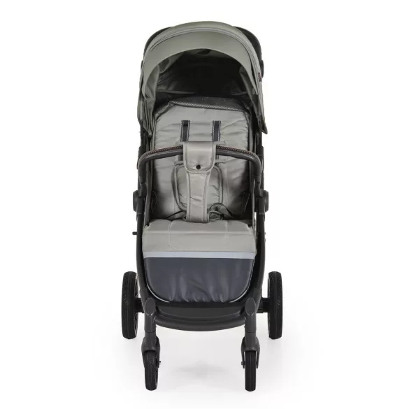 BUGGY babakocsi lapracsukható, nagy kerekek, könnyű ZÖLD