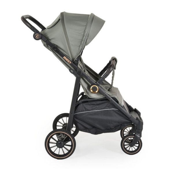 BUGGY babakocsi lapracsukható, nagy kerekek, könnyű ZÖLD