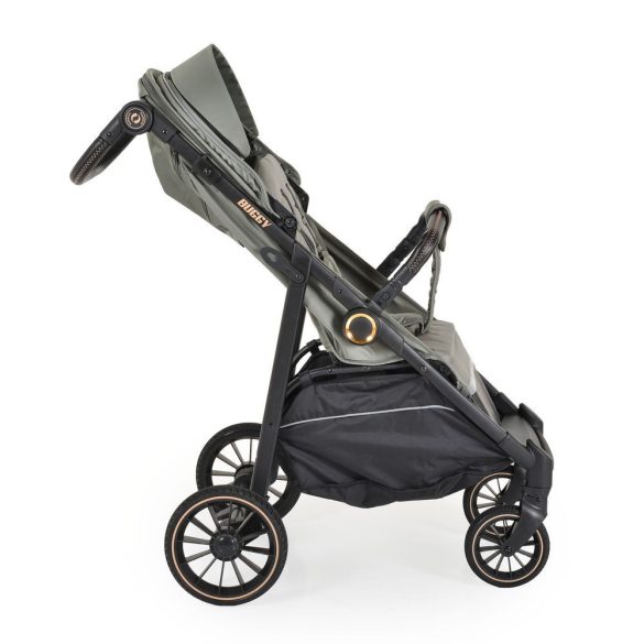 BUGGY babakocsi lapracsukható, nagy kerekek, könnyű ZÖLD