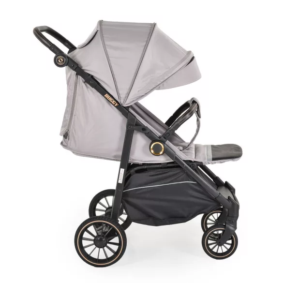 BUGGY babakocsi lapracsukható, nagy kerekek, könnyű SZÜRKE