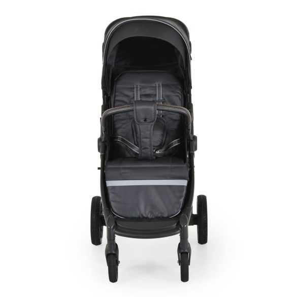 BUGGY babakocsi lapracsukható, nagy kerekek, könnyű FEKETE