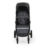 BUGGY babakocsi lapracsukható, nagy kerekek, könnyű FEKETE