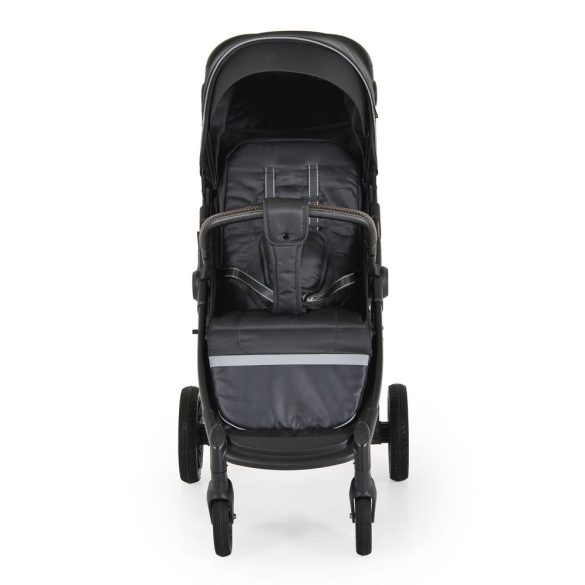 BUGGY babakocsi lapracsukható, nagy kerekek, könnyű FEKETE